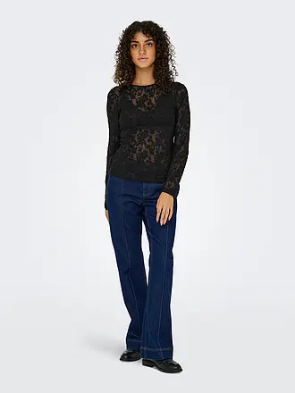 ONLY | Langarmshirt ONLBLAISE | schwarz
